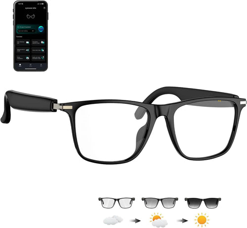 AI audio glasses with no camera