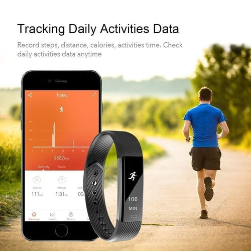 Slim Fitness Tracker Watch + Free Extra Band