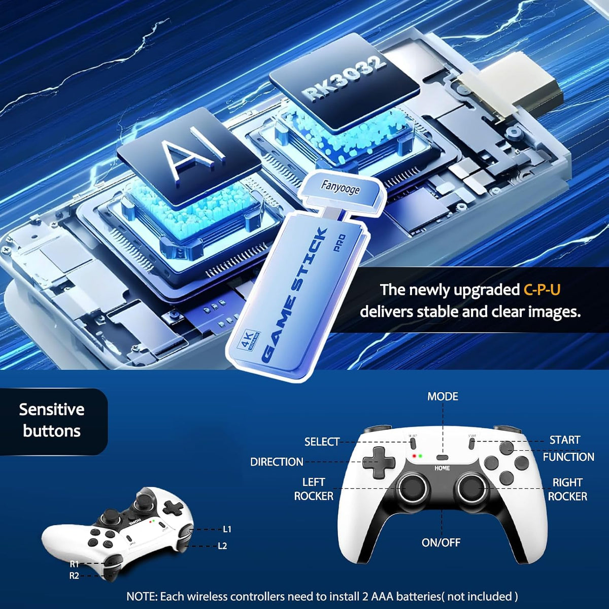 Emulators included