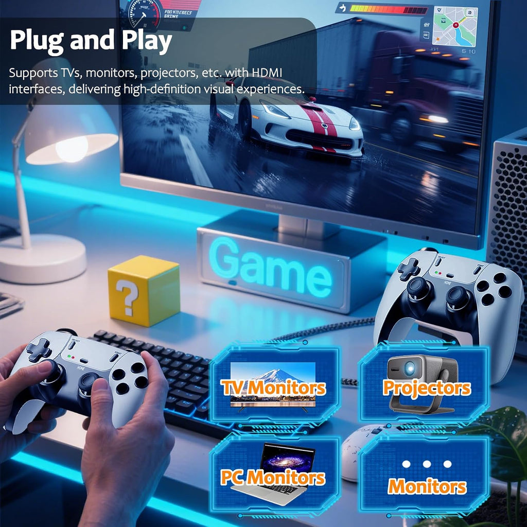 20,000+ classic games built in