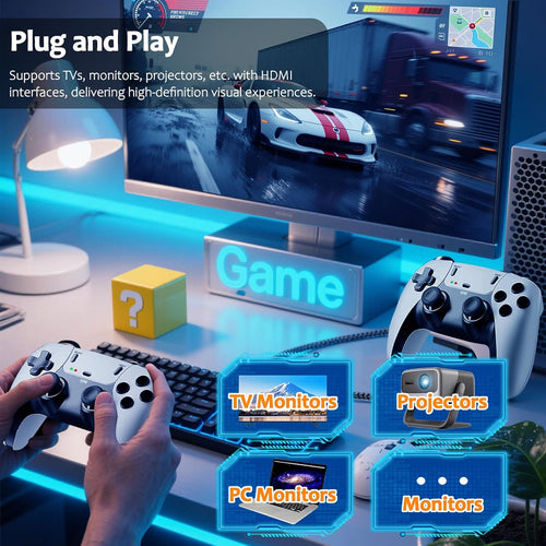 20,000+ classic games built in