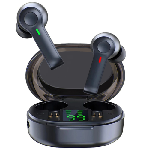 Wireless Earbuds with LED Battery Display